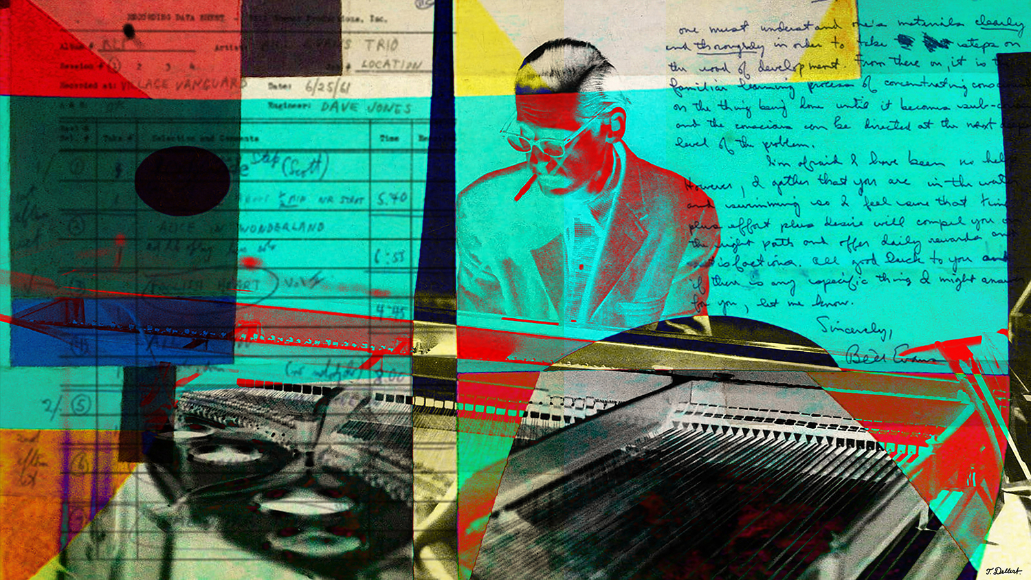 Small BILL EVANS PIANO GENIUS copy